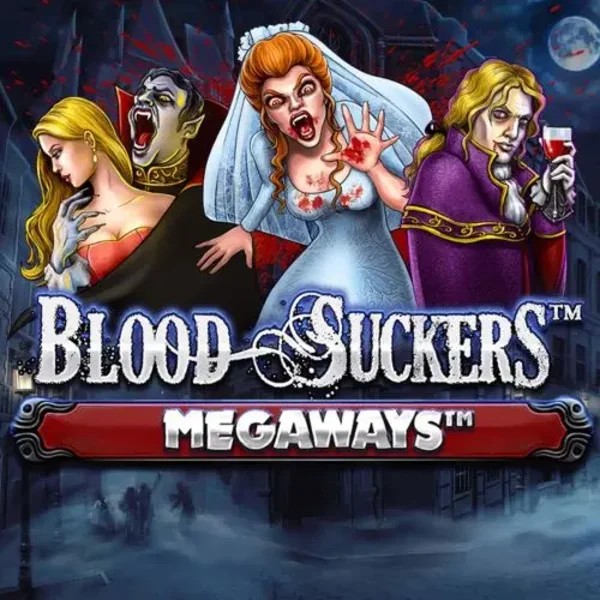 Slots logo of Blood Suckers Megaways from Red Tiger Gaming at WinMega Casino