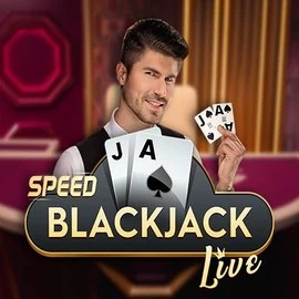 Speed Blackjack logo – Live Casino by Pragmatic Play at WinMega Casino