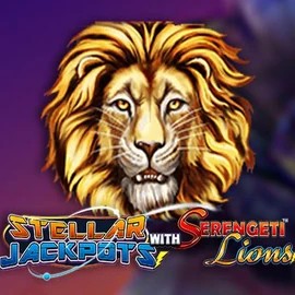 Stellar Jackpots with Serengeti Lions logo – Jackpots by Lightning Box Game at WinMega Casino